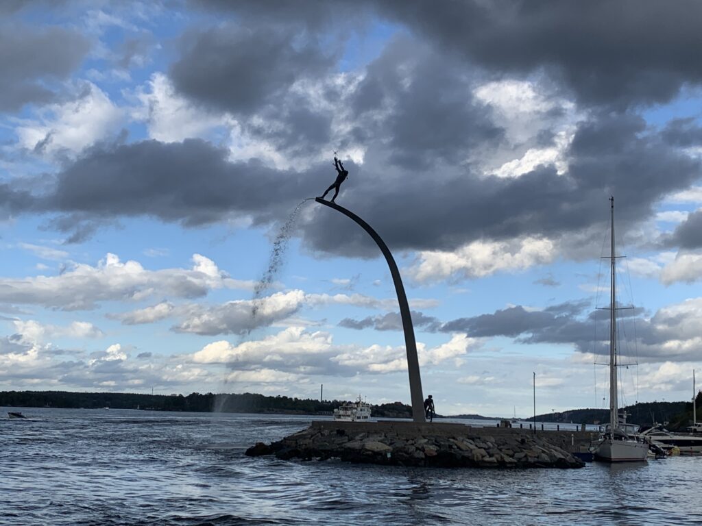 Fontänen vid Nacka Strand