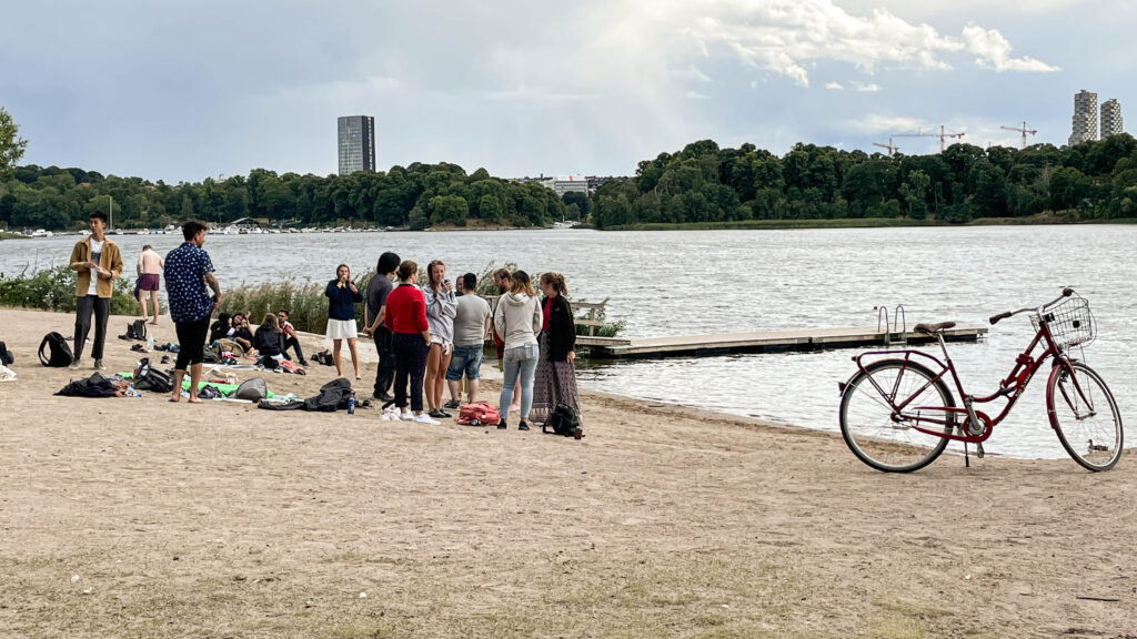 Brunnsvikens strandbad.